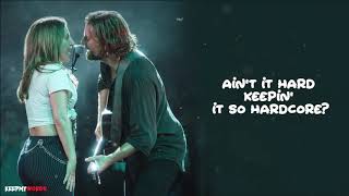 Lady Gaga amp Bradley Cooper  Shallow  Lyrics Video [upl. by Horan]