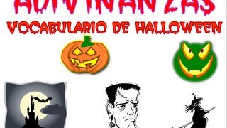 Adivinanzas de Halloween con siluetas [upl. by Bernadina]