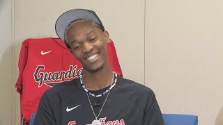 Cleveland Guardians Triston McKenzie talks oneonone with 3News Jay Crawford Beyond the Dugout [upl. by Suu]