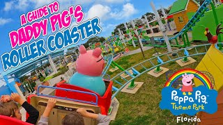 A Guide to Daddy Pig’s Roller Coaster at Peppa Pig Theme Park Florida Feb 2024 4K [upl. by Libove]