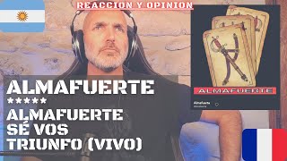 Reacción  Almafuerte  Almafuerte  Sé vos et Triunfo en vivo  ElFrancés [upl. by Anirrak]