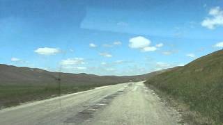 Driving into Carrizo Plain National Monument along Soda Lake Road 2010 April 06 [upl. by Aleakam]