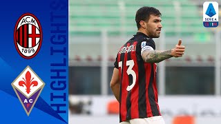 Milan 20 Fiorentina  Romagnoli amp Kessie Score as Rossoneri take 3 points  Serie A TIM [upl. by Elset]