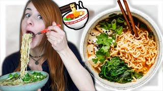 Japanische Ramen selber machen  Lecker und super einfach 🍜 [upl. by Idnaj]