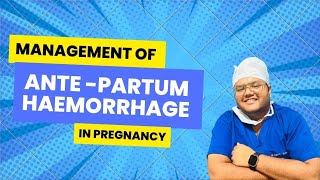 Management of Minor amp Major AntePartum Haemorrhage in Pregnancy 🏥 pregnancy gynecologist aiims [upl. by Eicarg]