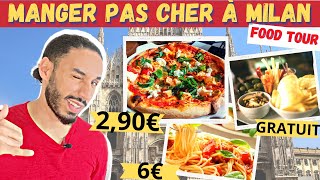 OÙ MANGER À MILAN  LE TOUR DES MEILLEURES ADRESSES PAS CHER DÉLICIEUX HALAL 😋 🤩 🇮🇹 [upl. by Bronez]