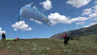 Launcher 2 Jim Swanson C3513 Paragliding Dog Walk Cashmere 05022024 [upl. by Oile]