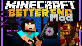 Minecraft Mod  Better End Mod  New Items Biomes Bosses and Mobs [upl. by Nie264]