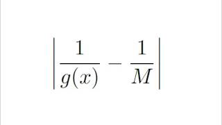 Proof of Quotient Law of Limits [upl. by Yrrum]