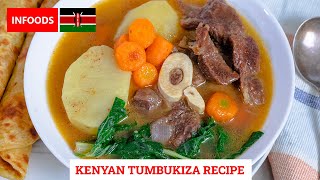 🇰🇪 Kenyan Beef Tumbukiza Recipe  How to Make Tumbukiza  Kenyan Beef Recipe  Infoods [upl. by Favata]