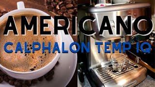 How To Make An Americano With The Calphalon Temp IQ Espresso Machine [upl. by Nabois]