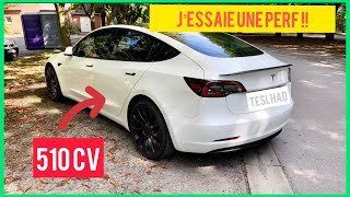 Tesla Model 3 PERFORMANCE 510cv Présentation et essai  Vraiment mieux qu’une PROPULSION [upl. by Abehshtab]