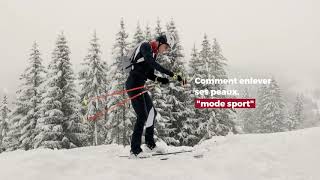 Enlever ses peaux mode sport  Tutoriel n°5 RandoParc [upl. by Agripina]