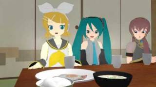 【MMD CUP 6】Time of Breakfast【MikuMikuDance】English captions [upl. by Ynohtna]