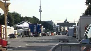 Streit um SPDFest am Brandenburger Tor [upl. by Htessil]