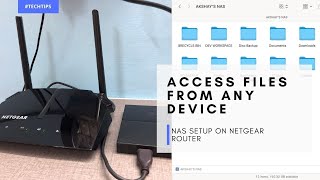 Share and Stream Files from any Device on your Home WiFi Network  NAS Setup On Router [upl. by Fein]