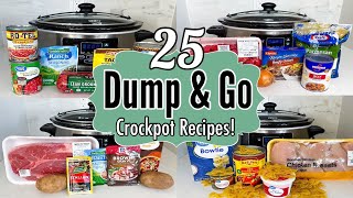 25 EASY DUMP amp GO CROCKPOT DINNERS  SO GOOD SIMPLE amp TASTY SLOW COOKER RECIPES  JULIA PACHECO [upl. by Hahsi]