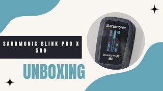 Unboxing saramonic blink500 pro x B2 [upl. by Letnuhs99]