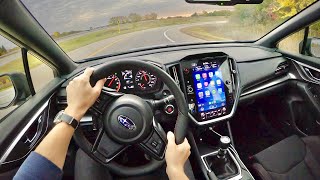 2022 Subaru WRX Premium 6Speed Manual  POV Review [upl. by Nosemyaj879]