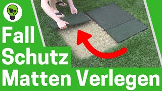 Fallschutzmatten Verlegen ✅ TOP ANLEITUNG Wie Gummi Fallschutzplatten im Garten Legen amp Schneiden [upl. by Odanref]