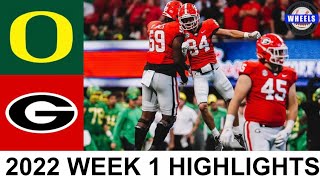 3 Georgia vs 11 Oregon Highlights  College Football Week 1  2022 College Football Highlights [upl. by Thanos497]