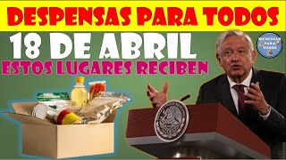 💥🤩DESPENSAS PARA TODOS ESTE 18 DE ABRIL 2024 REGISTRATE PENSIÓN BIENESTAR DE LOS ADULTOS MAYORES🤩💥 [upl. by Hylan]