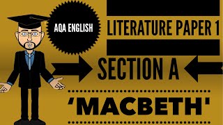 AQA English Literature Paper 1 Section A with Macbeth Example [upl. by Rosane]