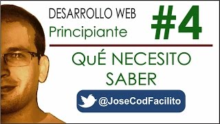 Qué necesito saber para hacer mi Página Web JoseCodFacilito [upl. by Pegasus]