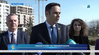 Përfaqësuesit e LDKsë bëjnë homazhe te varri i ishpresidentit Ibrahim Rugova [upl. by Nooj]