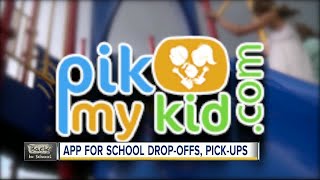 PikMyKid app created to help make the car line less stressful for parents schools [upl. by Merrill]