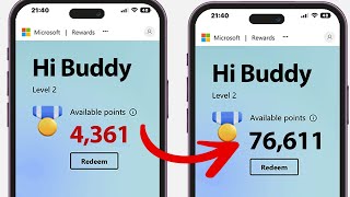 How to Get Microsoft Rewards Points Fast 2024 Mobile [upl. by Walston]