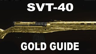 SVT40 GUIDE TO GOLD  CALL OF DUTY VANGUARD [upl. by Garnette]