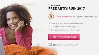 Обзор ZoneAlarm Free Antivirus 2017 [upl. by Bbor]