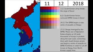 Alternate Future  Second Korean War Every day [upl. by Derrej799]