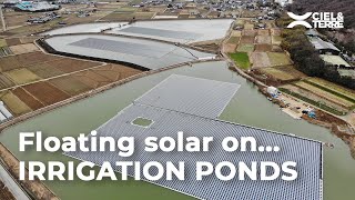 Floating solar on IRRIGATION ponds [upl. by Haliled927]