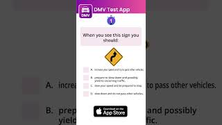 Comment The Right Answer  DMV Permit Test dmvwrittentest dmvpracticetest californiadmv [upl. by Lucinda]