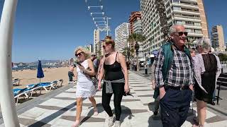 Benidorm  Walk on the front [upl. by Ikilisav]