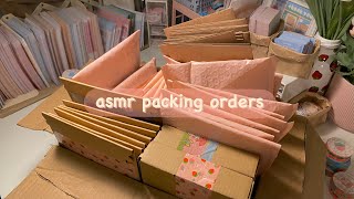 packing orders asmr ☁️ real time no music [upl. by Trevlac]