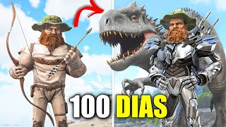 ¡Tengo 100 Días para Pasar ARK Survival Evolved en Hardcore Película Completa de Lost Island [upl. by Dazraf]