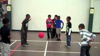 Four Square PE game at West Newton [upl. by Pahl]