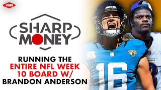 Previewing the NFL Week 10 Board with Handicapper Brandon Anderson [upl. by Huttan]