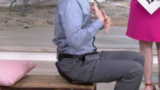 BackJoy Posture Seat Portable Back Support on QVC [upl. by Ecnarret]