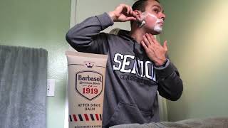 Barbasol classic shaving 🪒 cream 1919 returns and introducing a new Barbasol aftershave balm 1919 [upl. by Lenahc765]