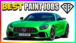 GTA Online  BEST Rare Paint Jobs for the NEW Benefactor Schlagen GT Car GTA V [upl. by Delora]