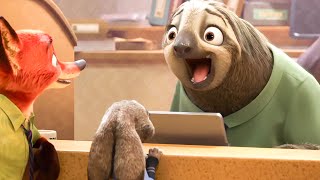 Zootopia Meet the Sloth HD  DMV Scene [upl. by Aicerg]