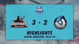 Pionniers de Chamonix 32 Spartiates de Marseille  Highlights  Synerglace Ligue Magnus 202324 [upl. by Felike]