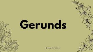 Gerunds  Ep 14 english englishgrammar youtubevideo gerunds [upl. by Ecnadnak]