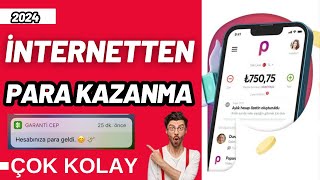 YENİ İNTERNETTEN PARA KAZANMA YÖNTEMİ 2024 🌟 ÇOK KOLAY [upl. by Asserrac]