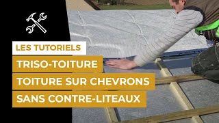 Comment isoler sa toiture avec TRISOTOITURE sur chevrons sans contreliteaux   ACTIS Isolation [upl. by Iruj892]