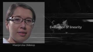 Evaluation of linearity [upl. by Aenad316]